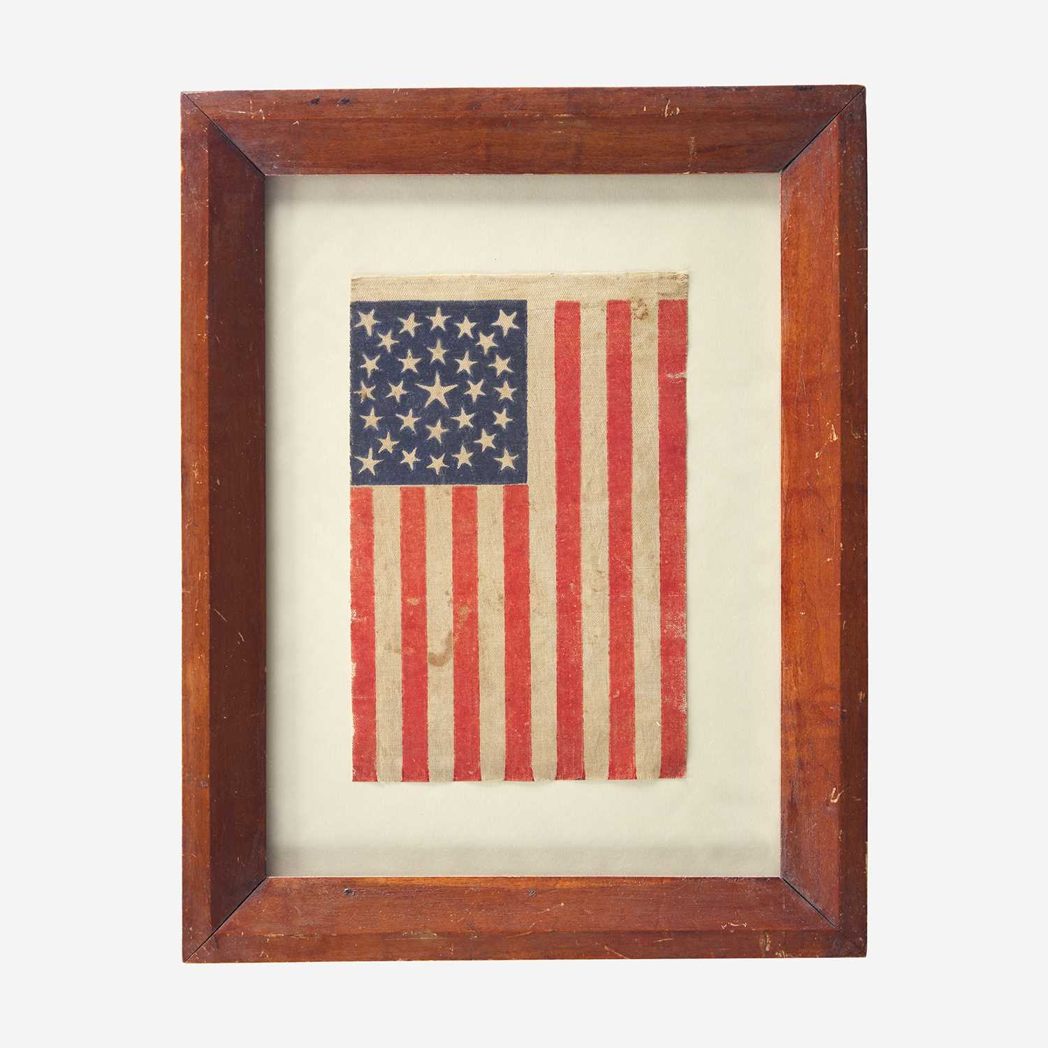 Lot 12 - A 29-Star American National Parade Flag commemorating Iowa statehood