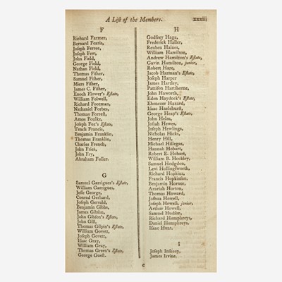 Lot 45 - [Philadelphia & Pennsylvania] [Library Company of Philadelphia, The]