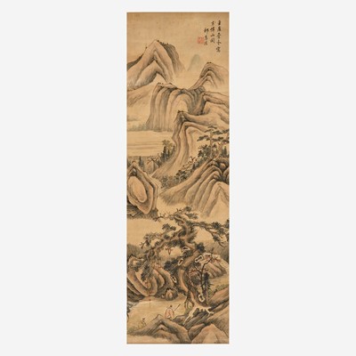 Lot 71 - Attributed to Qi Zhijia (Chinese circa 1595-1670) 或祁豸佳(盒子墨书)