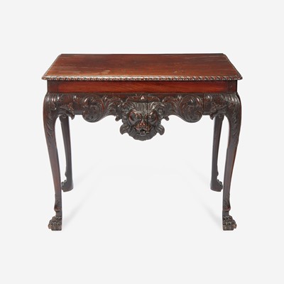 Lot 99 - An Irish George II Carved Mahogany Side Table