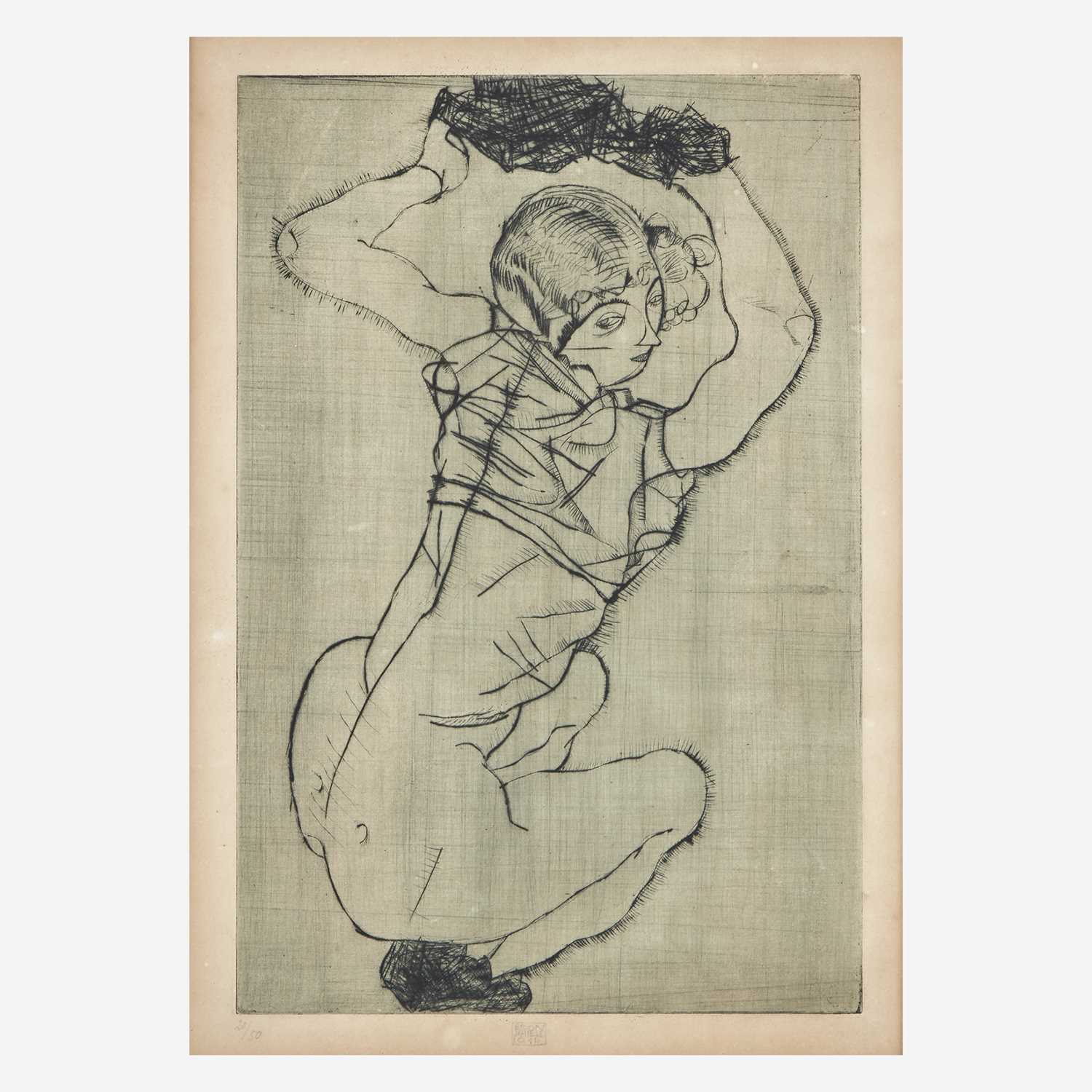 Lot 17 - Egon Schiele (Austrian, 1890-1918)
