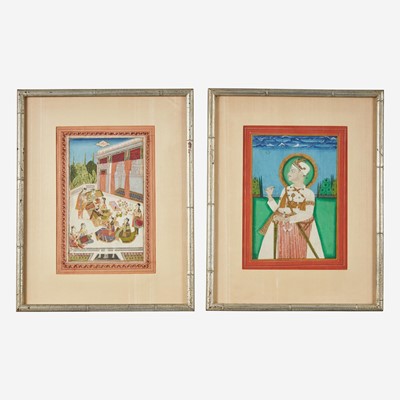 Lot 204 - Two Indian school paintings