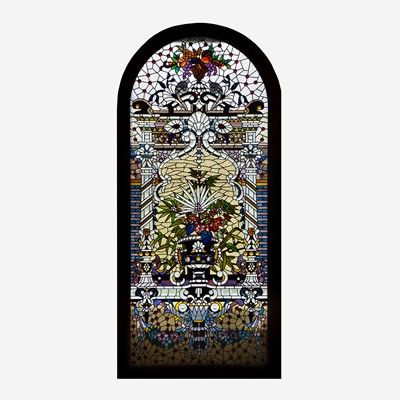 Lot 236 - A Bogenrief Studios Stained Glass Window Panel