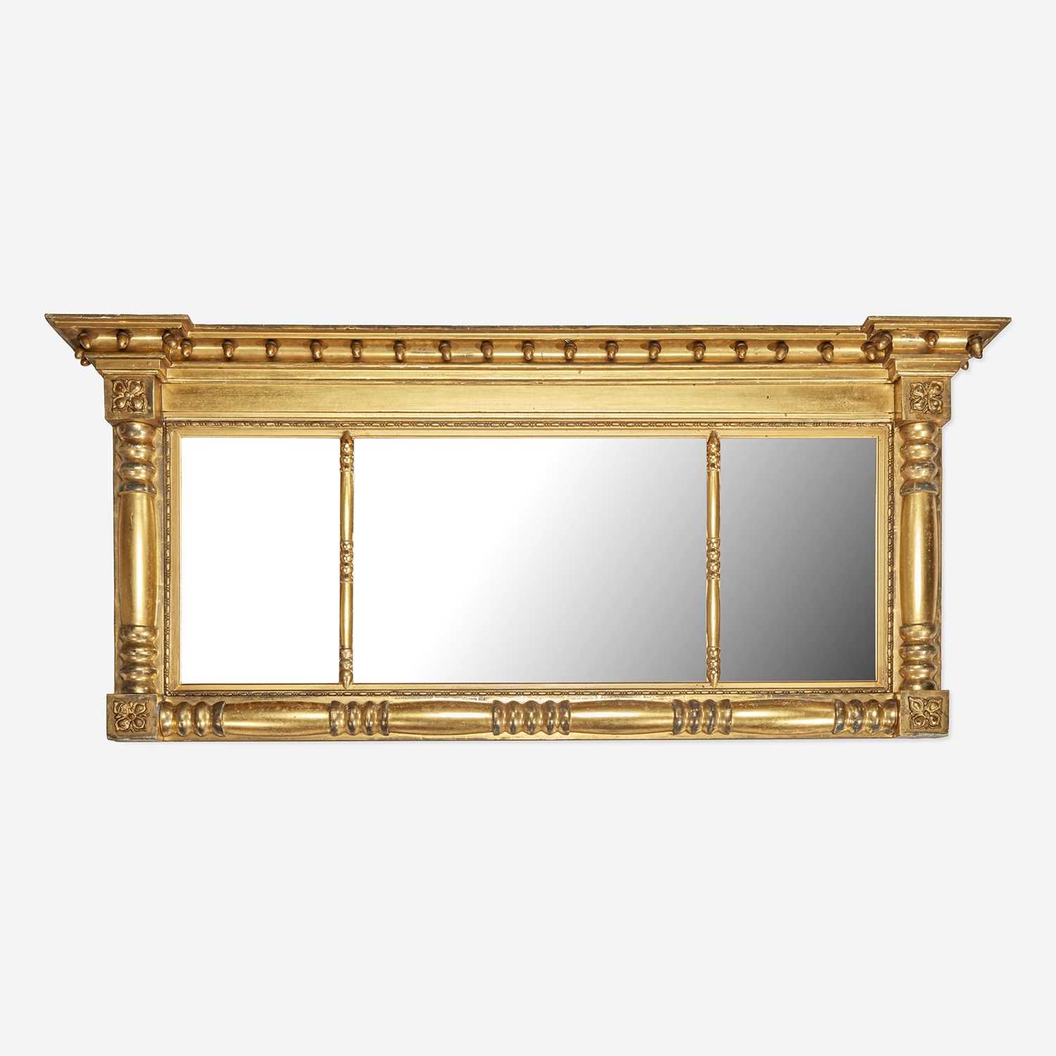 Lot 116 - A Regency Giltwood Overmantel Mirror