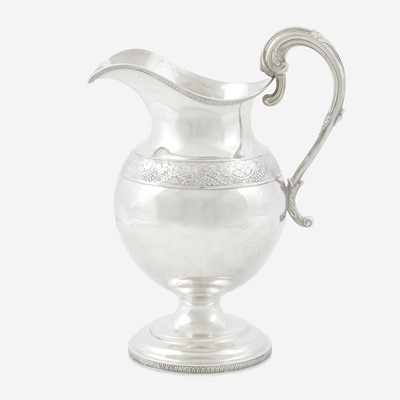 Lot 183 - A Classical silver water pitcher