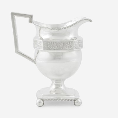 Lot 181 - A Classical silver water pitcher