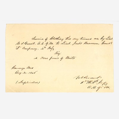 Lot 15 - [Americana] Grant, Ulysses S.
