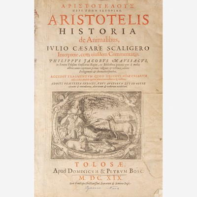 Lot 59 - [Early Printing] [Aristotle]