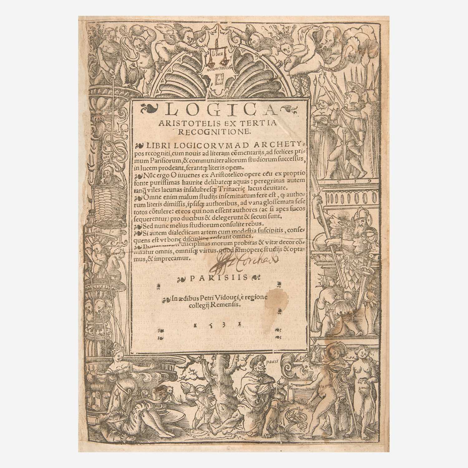 Lot 59 - [Early Printing] [Aristotle]