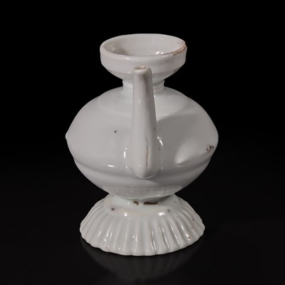 Lot 9 - A small Chinese white glazed porcelain ewer