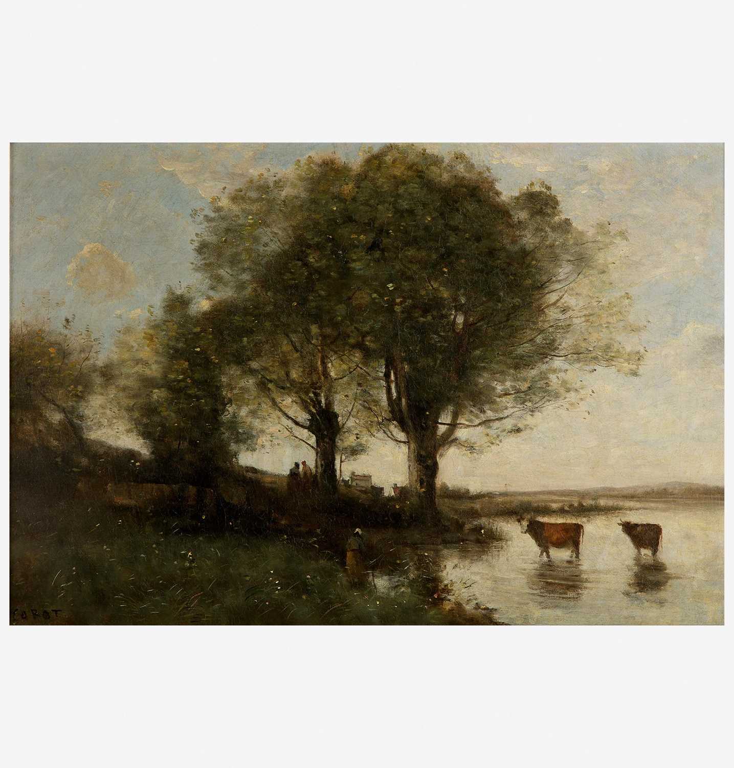 Lot 27 - Jean-Baptiste-Camille Corot (French, 1796–1875)