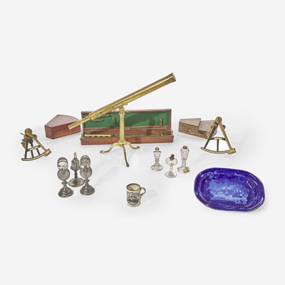 Lot 121 - A group of thirteen Marine-related items