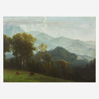 Lot 8 - Albert Bierstadt (American, 1830–1902)