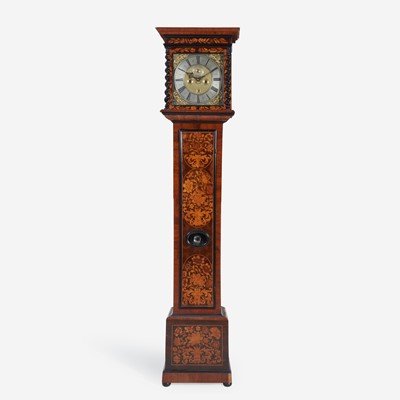 Lot 35 - A William & Mary Walnut and Fruitwood Marquetry Tall Case Clock