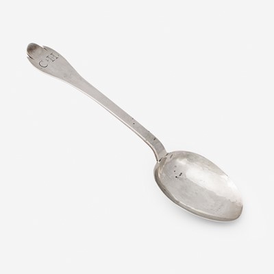 Lot 76 - A silver tablespoon