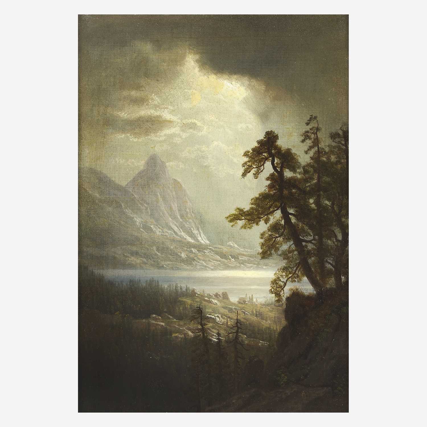 Lot 7 - Albert Bierstadt (American, 1830–1902)