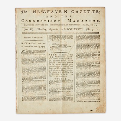 Lot 10 - [Americana] [Constitution of the United States, The]