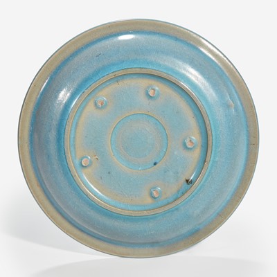 Lot 3 - A Chinese Jun-type stoneware circular dish