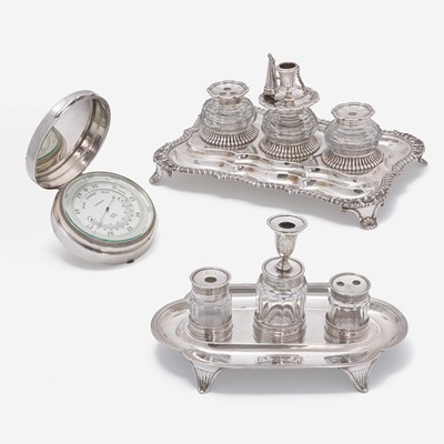 Lot 129 - A Group of Sterling Silver Desk Items