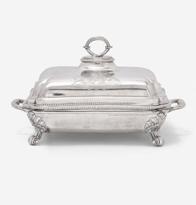 Lot 110 - A George III Sterling Silver Entree Dish with Cover