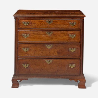 Lot 92 - A Chippendale carved mahogany chest of drawers