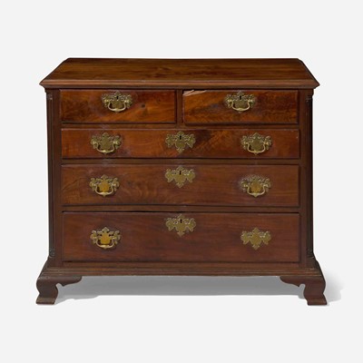 Lot 98 - A Chippendale carved mahogany chest of drawers