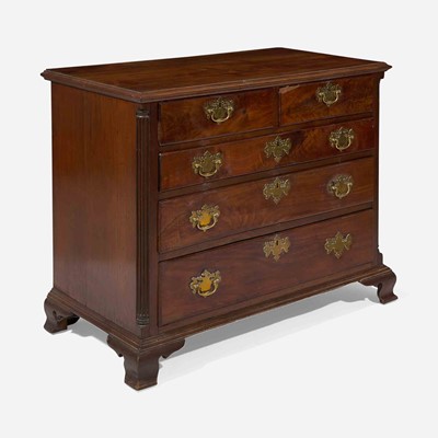 Lot 98 - A Chippendale carved mahogany chest of drawers