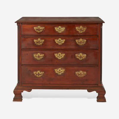 Lot 89 - A Chippendale carved mahogany chest of drawers