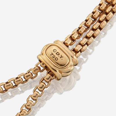 Lot 78 - A gold necklace, David Yurman