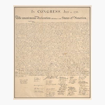 Lot 12 - [Americana] [Declaration of Independence] (Force, Peter)