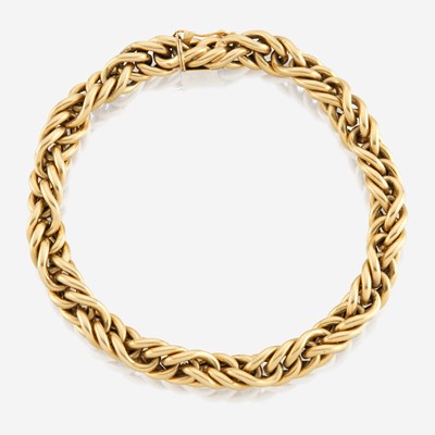 Lot 184 - A gold bracelet, Cartier