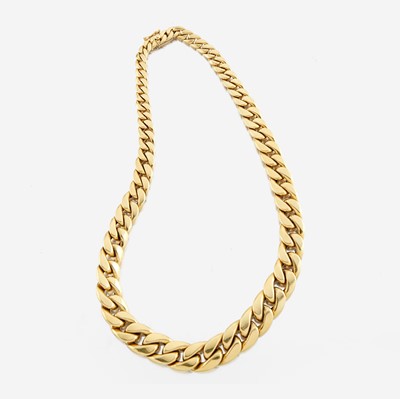 Lot 183 - A gold necklace, Cartier Inc.