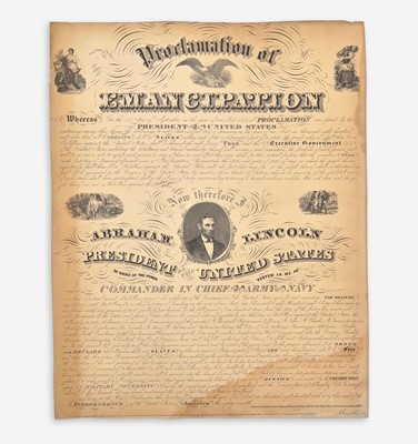 Lot 3 - [African-Americana] [Emancipation Proclamation]