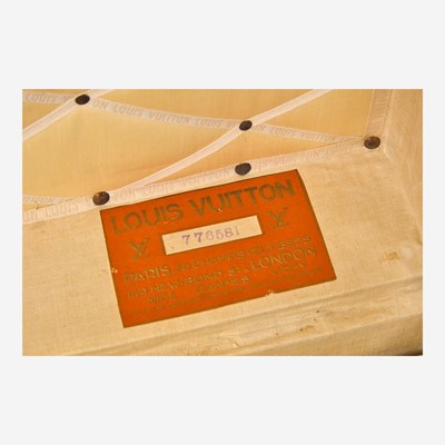 Lot 142 - A Louis Vuitton Monogrammed Canvas Steamer Trunk