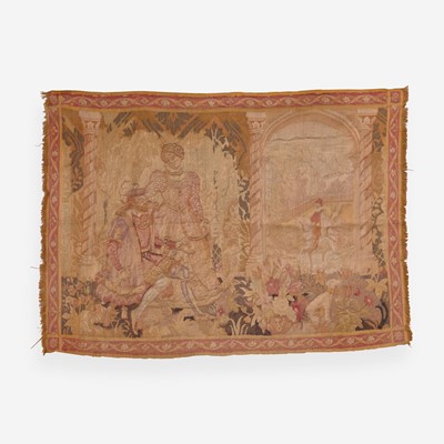 Lot 60 - A Continental figural tapestry