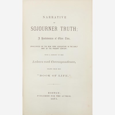 Lot 4 - [African-Americana] Truth, Sojourner
