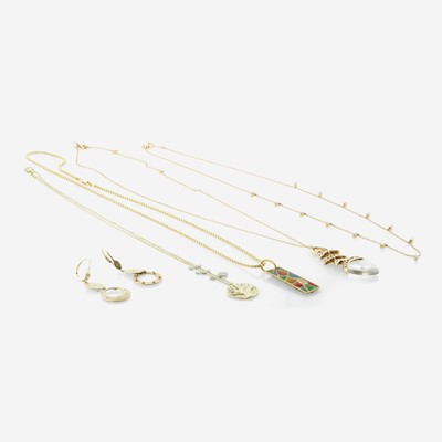 Lot 333 - A Collection of Contemporary Designer Jewelry by Meira T, Kara Ross, Royal Jewelry, and Coomi