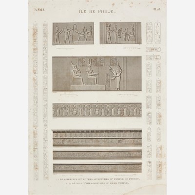 Lot 58 - A Suite of Five Engravings from 'Description de l'Égypte'