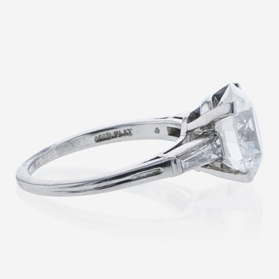 Lot 81 - A Tiffany & Co. Platinum and Diamond Ring