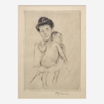 Lot 98 - Mary Cassatt (American, 1844–1926)