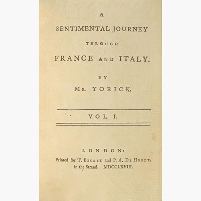 Lot 70 - [Literature] (Sterne, Laurence)
