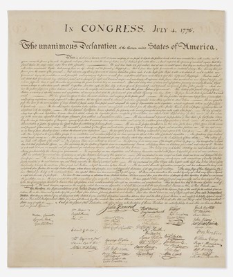 Lot 9 - [Americana] [Declaration of Independence] (Force, Peter)