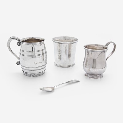 Lot 96 - A group of four silver tablewares