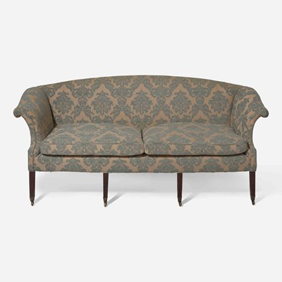 Lot 25 - A George III mahogany sofa