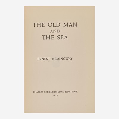 Lot 95 - [Literature] Hemingway, Ernest