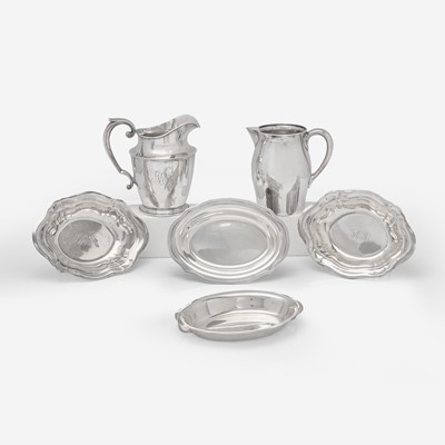 Lot 36 - A group of six sterling silver tablewares