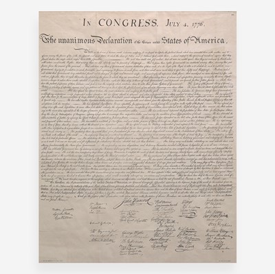 Lot 5 - [Declaration of Independence]