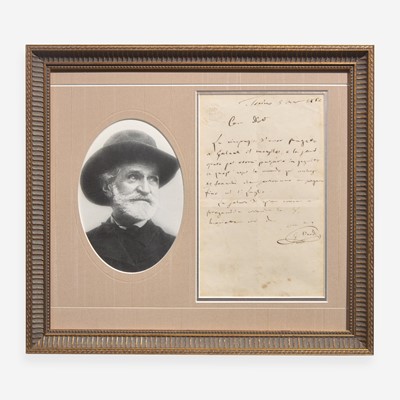 Lot 34 - [Autographs & Manuscripts] Verdi, Giuseppe