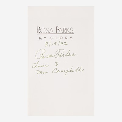 Lot 4 - [African-Americana] Parks, Rosa