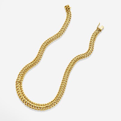 Lot 126 - An 18K Yellow Gold Necklace